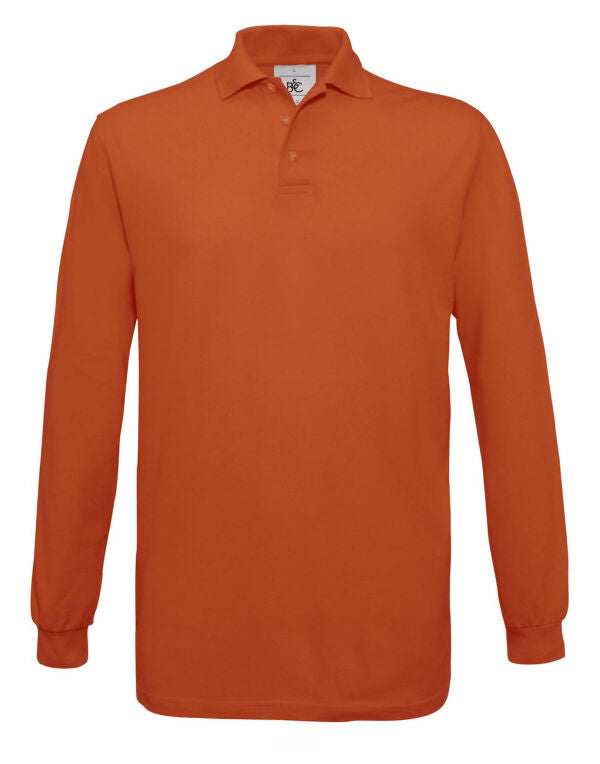B&C Safran Long-sleeved Polo Shirt PU414 PU414
