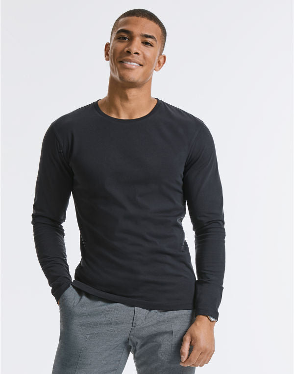 Russell Pure Organic Men's Long Sleeve T R100M R100M