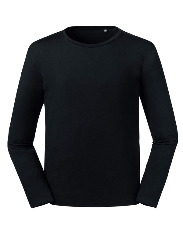 Russell Pure Organic Men's Long Sleeve T R100M