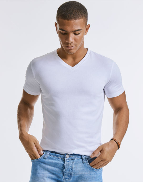 Russell Pure Organic Men's V-Neck T R103M R103M