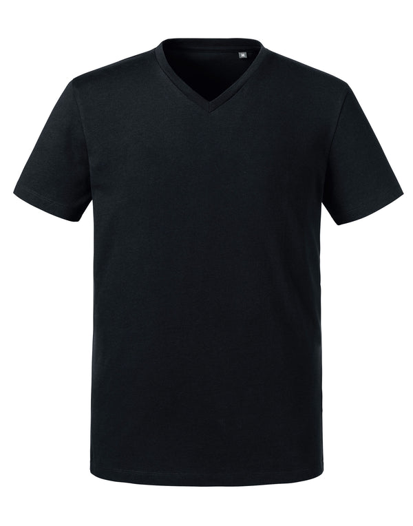 Russell Pure Organic Men's V-Neck T R103M
