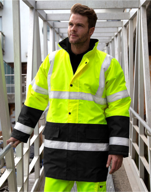 Result Safeguard Motorway 2-Tone Safety Coat R452X R452X