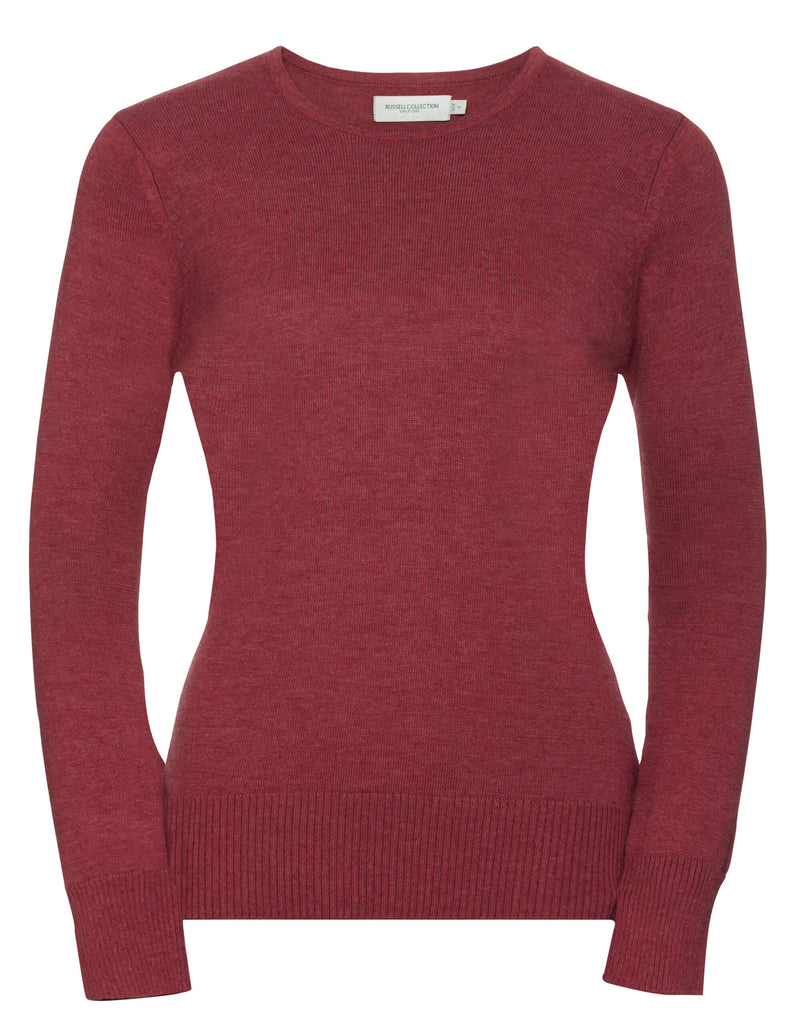 Russell Collection Ladies' Crew Neck Knitted Pullover R717F