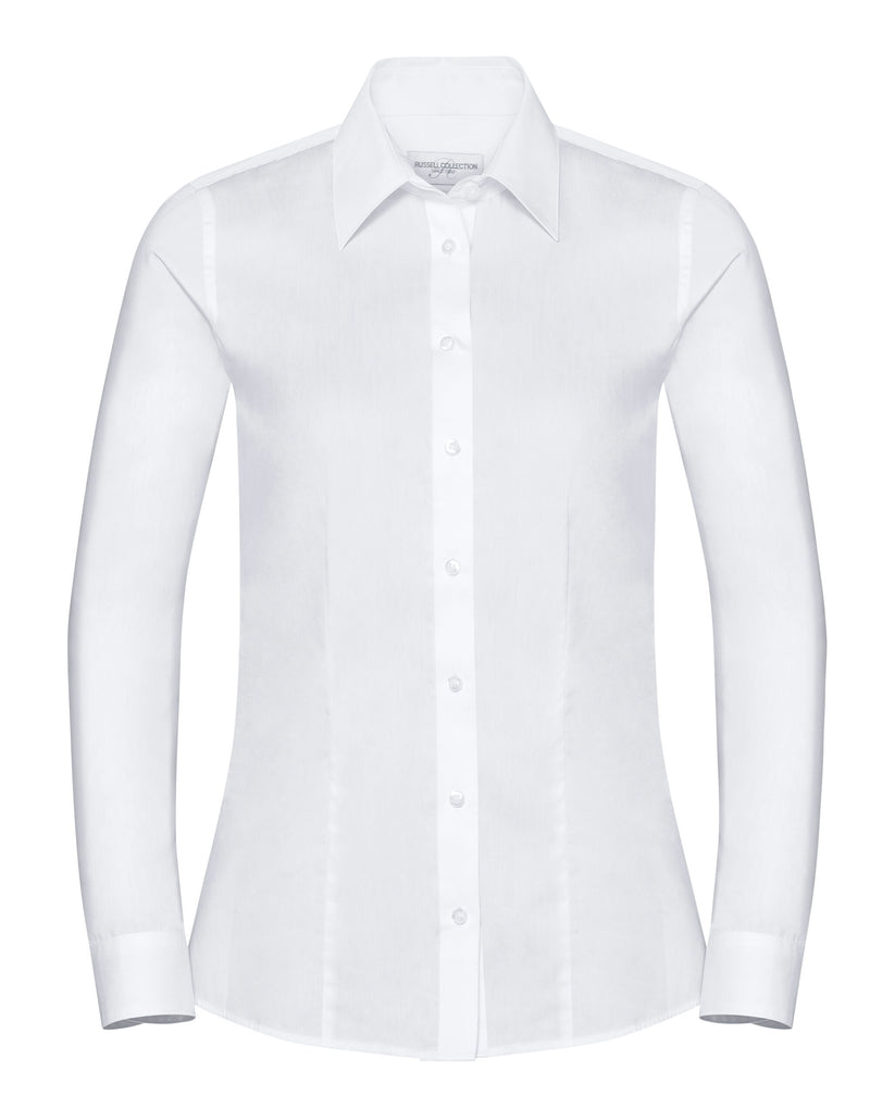 Russell Collection Ladies' Long Sleeve Tailored Coolmax® Shirt R972F