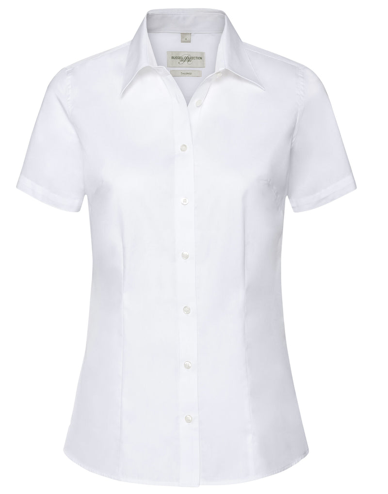 Russell Collection Ladies' Short Sleeve Tailored Coolmax® Shirt R973F
