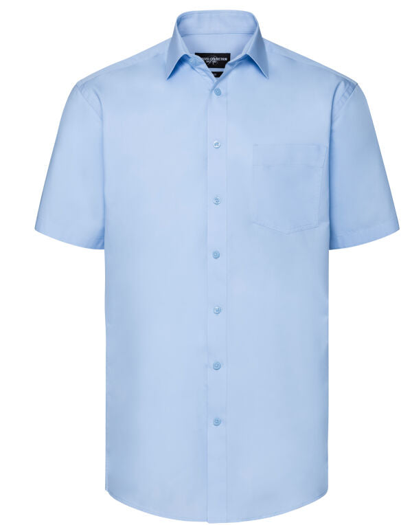 Russell Collection Men's Short Sleeve Tailored Coolmax® Shirt R973M R973M