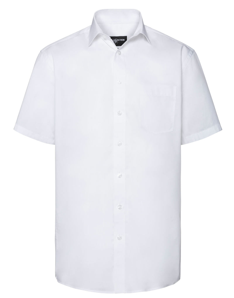 Russell Collection Men's Short Sleeve Tailored Coolmax® Shirt R973M