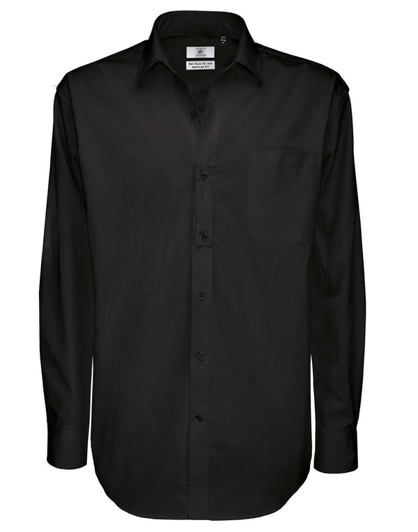 B&C Men's Sharp Long Sleeve Twill Shirt SMT81