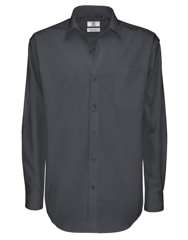 B&C Men's Sharp Long Sleeve Twill Shirt SMT81 SMT81