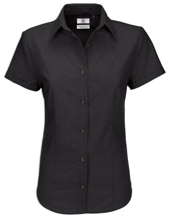 B&C Women's Oxford Short Sleeve Shirt SWO04