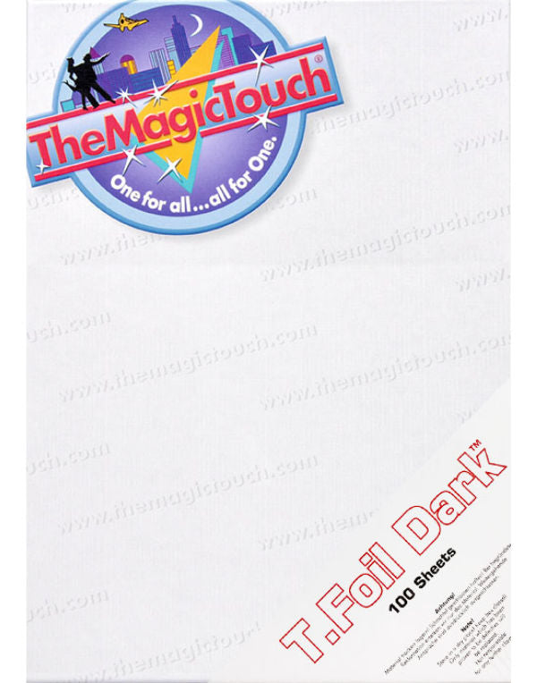 The Magic Touch T-Foil Dark A4 Transfer Paper (100 sheet) TFOILDARKA4 TFOILDARKA4