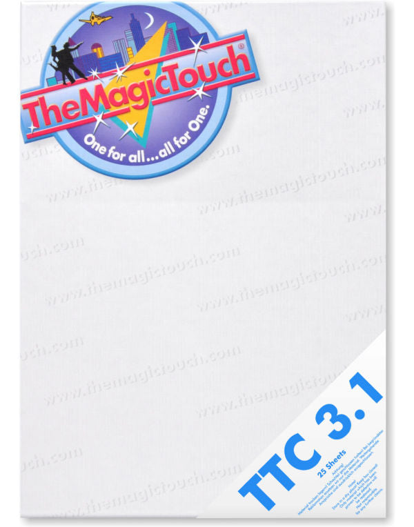 The Magic Touch TTC 3.1 Transfer Paper A4R Micro Pack (Pack 25) TTC31SP TTC31SP