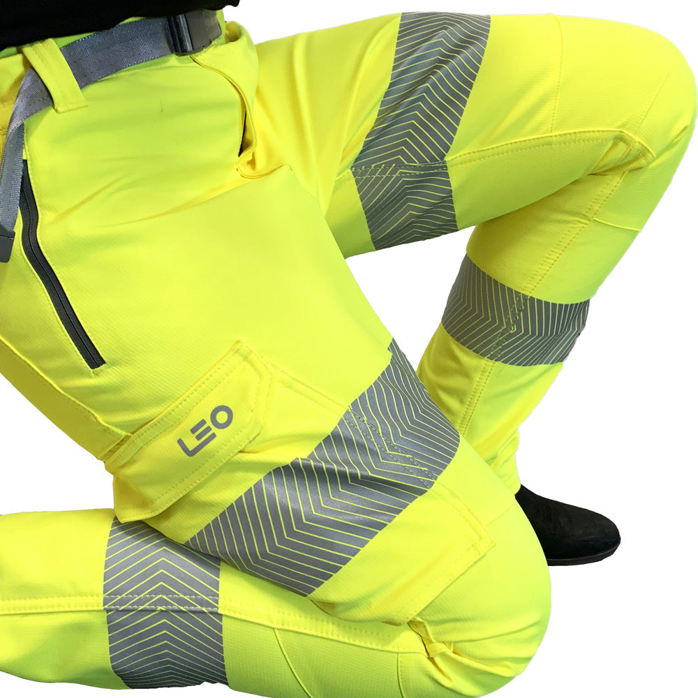 LEO STARCROSS Ladies Stretch Work Hi-Vis Trouser Pants