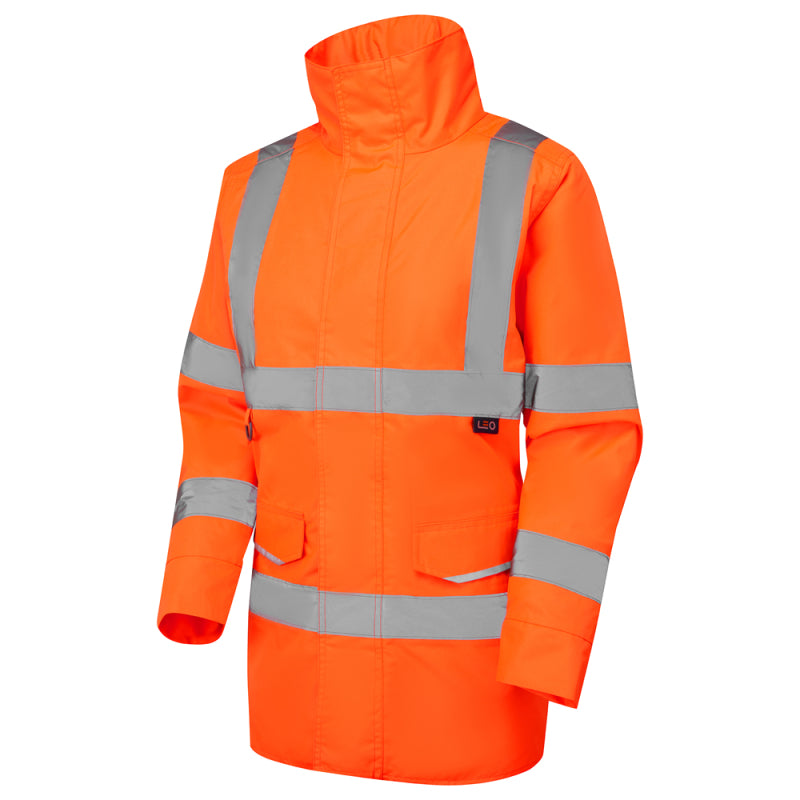 LEO Cheristow EcoViz Ladies Hi-Vis Anorak Coat Jacket