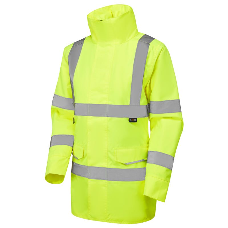 LEO Cheristow EcoViz Ladies Hi-Vis Anorak Coat Jacket