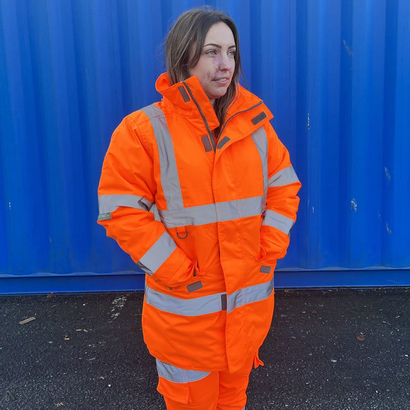 LEO Cheristow EcoViz Ladies Hi-Vis Anorak Coat Jacket