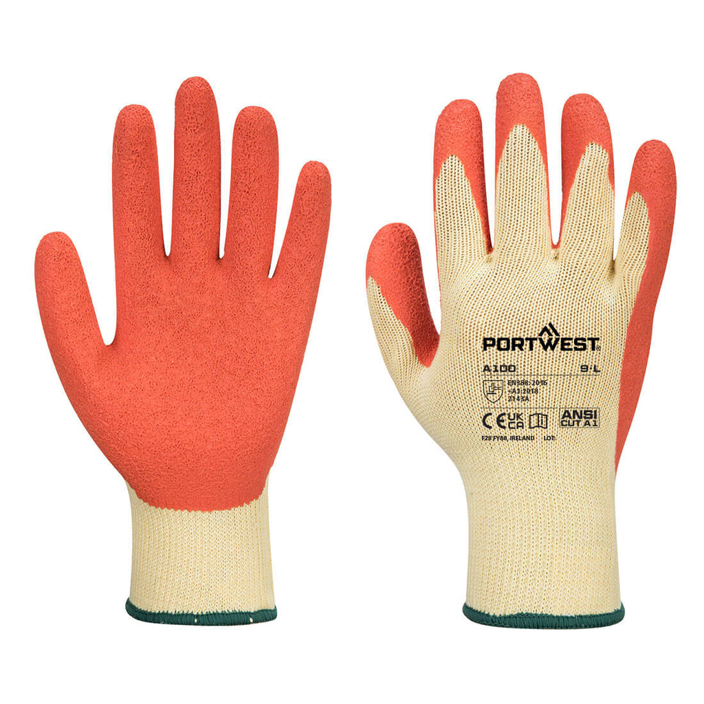 Portwest Grip Latex Glove A100