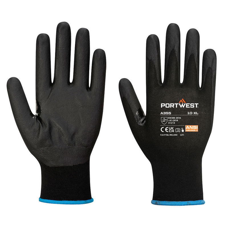 Portwest Nitrile Foam Touchscreen Glove (Pack of 12 Pairs) A355