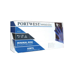 Powder Free Vinyl Disposable Glove (Box of 100) A905