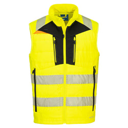 Portwest DX4 Hi-Vis Hybrid Baffle Bodywarmer DX479