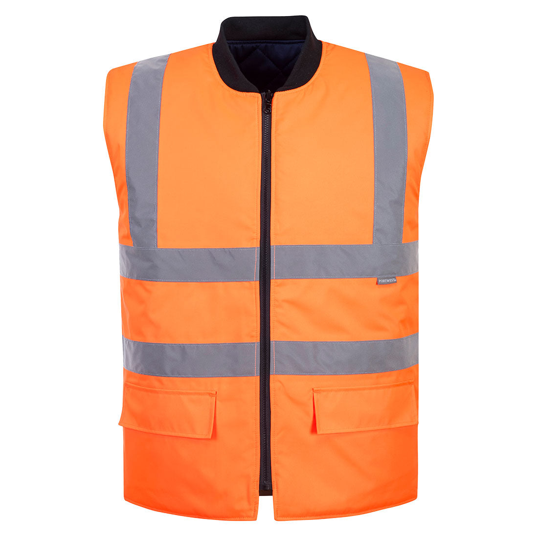 Portwest Hi-Vis Reversible Bodywarmer S469