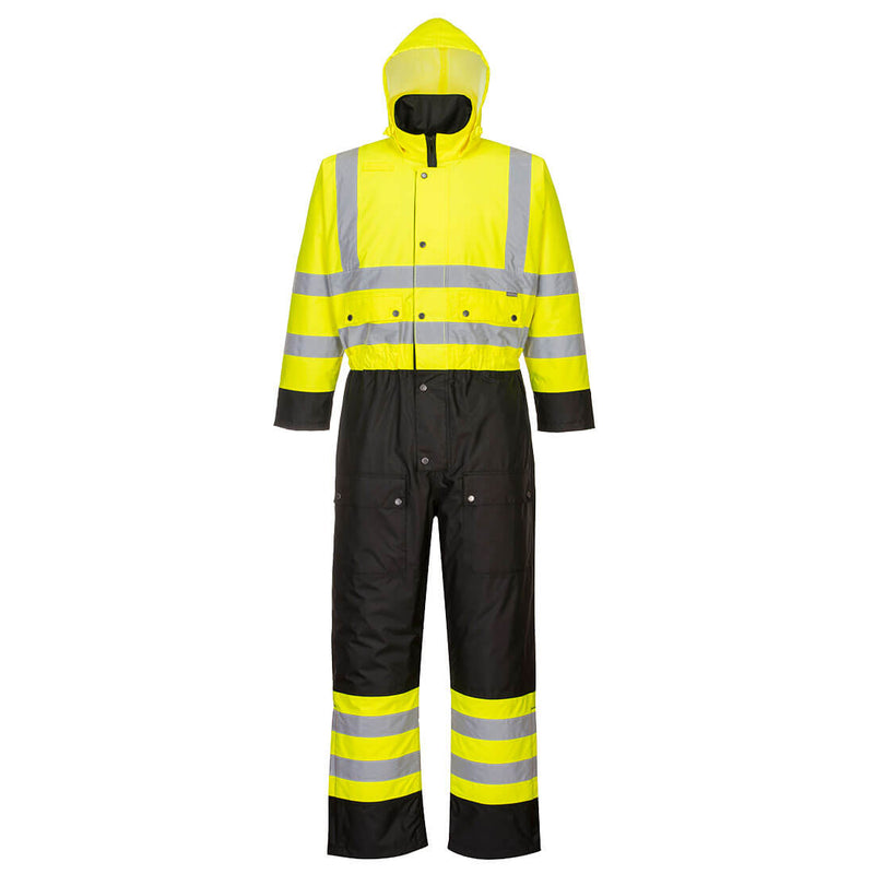 Portwest Hi-Vis Contrast Winter Coverall S485