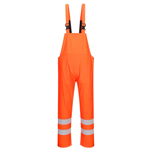 Portwest Sealtex Ultra Hi-Vis Rain Bib and Brace S497
