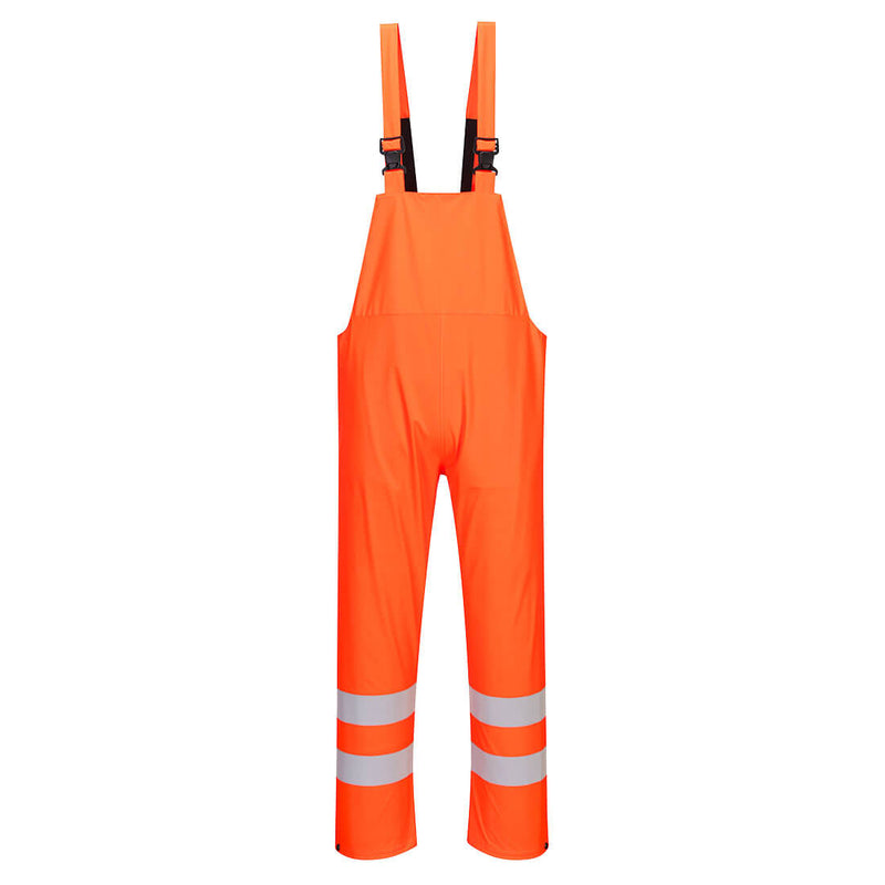 Portwest Sealtex Ultra Hi-Vis Rain Bib and Brace S497