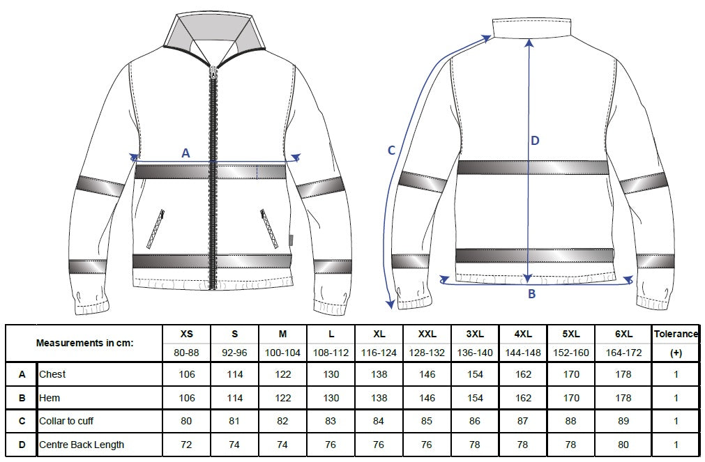 Portwest Hi-Vis Essential Fleece Jacket F250