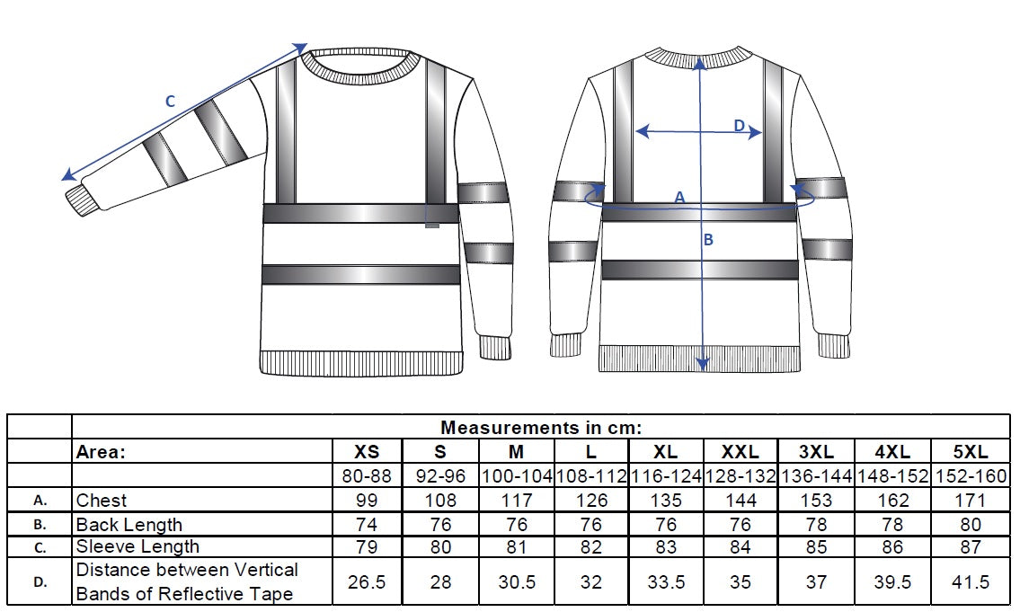Portwest Hi-Vis Sweatshirt B303