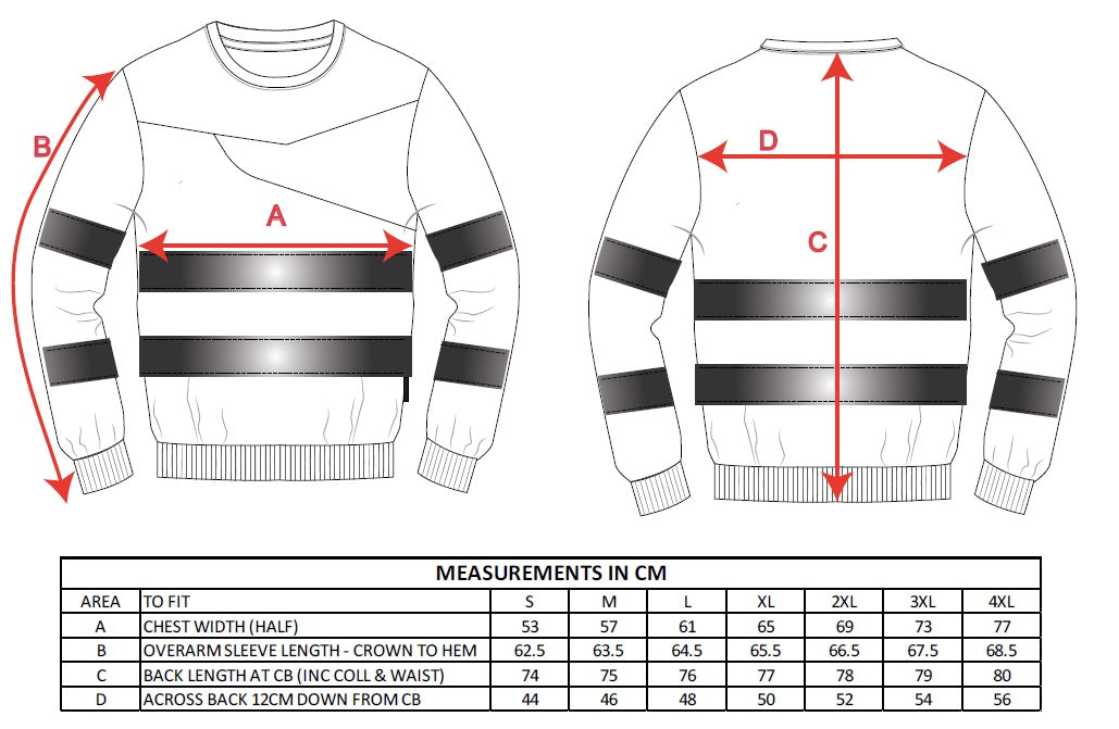 Portwest PW2 Hi-Vis Sweatshirt PW277