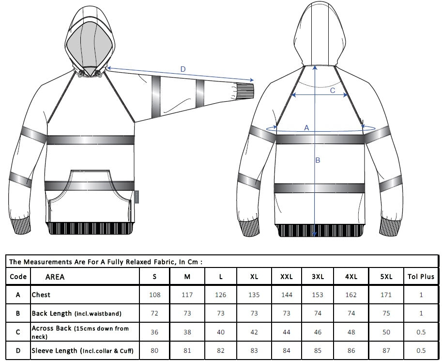 Portwest Hi-Vis Hoodie B304