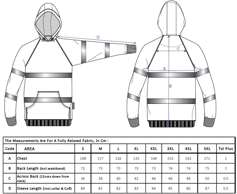 Portwest Hi-Vis Hoodie B304