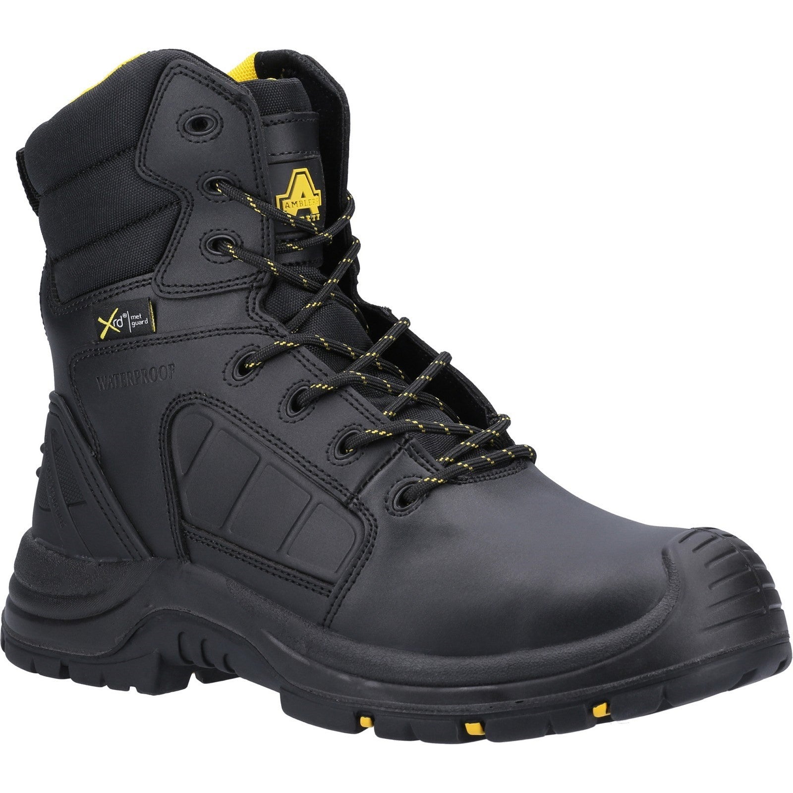 Amblers Safety Men's AS350C Berwyn Hi-Leg Waterproof Metal Free Metatarsal Safety Boot