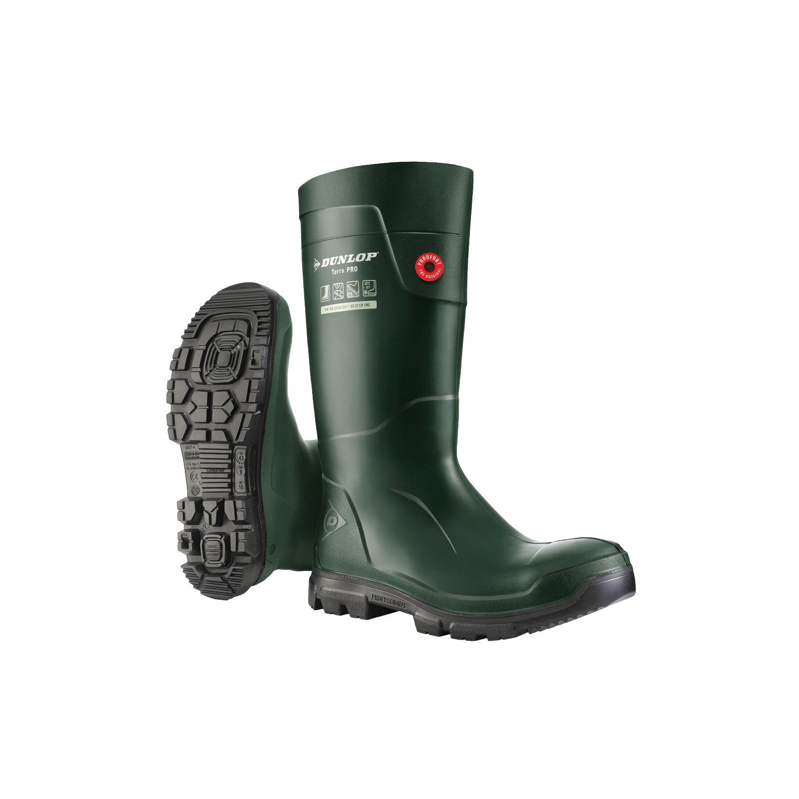 Dunlop Men's TerraPro Full Safety Wellington