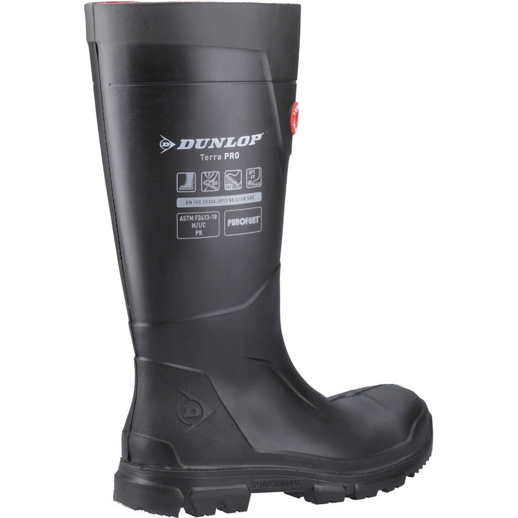 Dunlop Men's TerraPro Full Safety Wellington