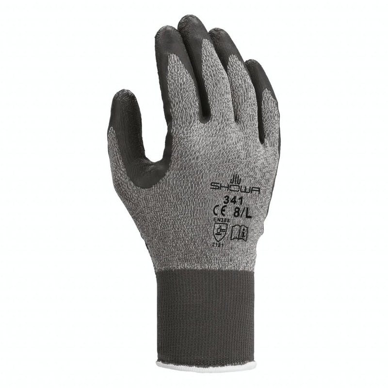 Showa 341 Grey Rubber Coating Glove