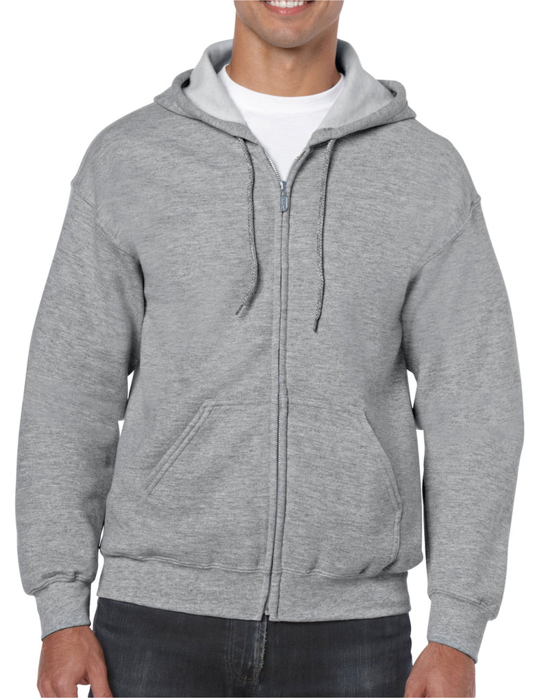 Gildan Heavy Blend™ Adult Full Zip Hoodie Sweatshirt 18600
