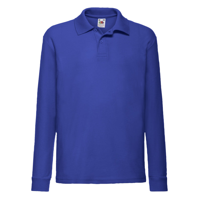 FOTL Kid's 65/35 Long Sleeve Poloshirt 63201