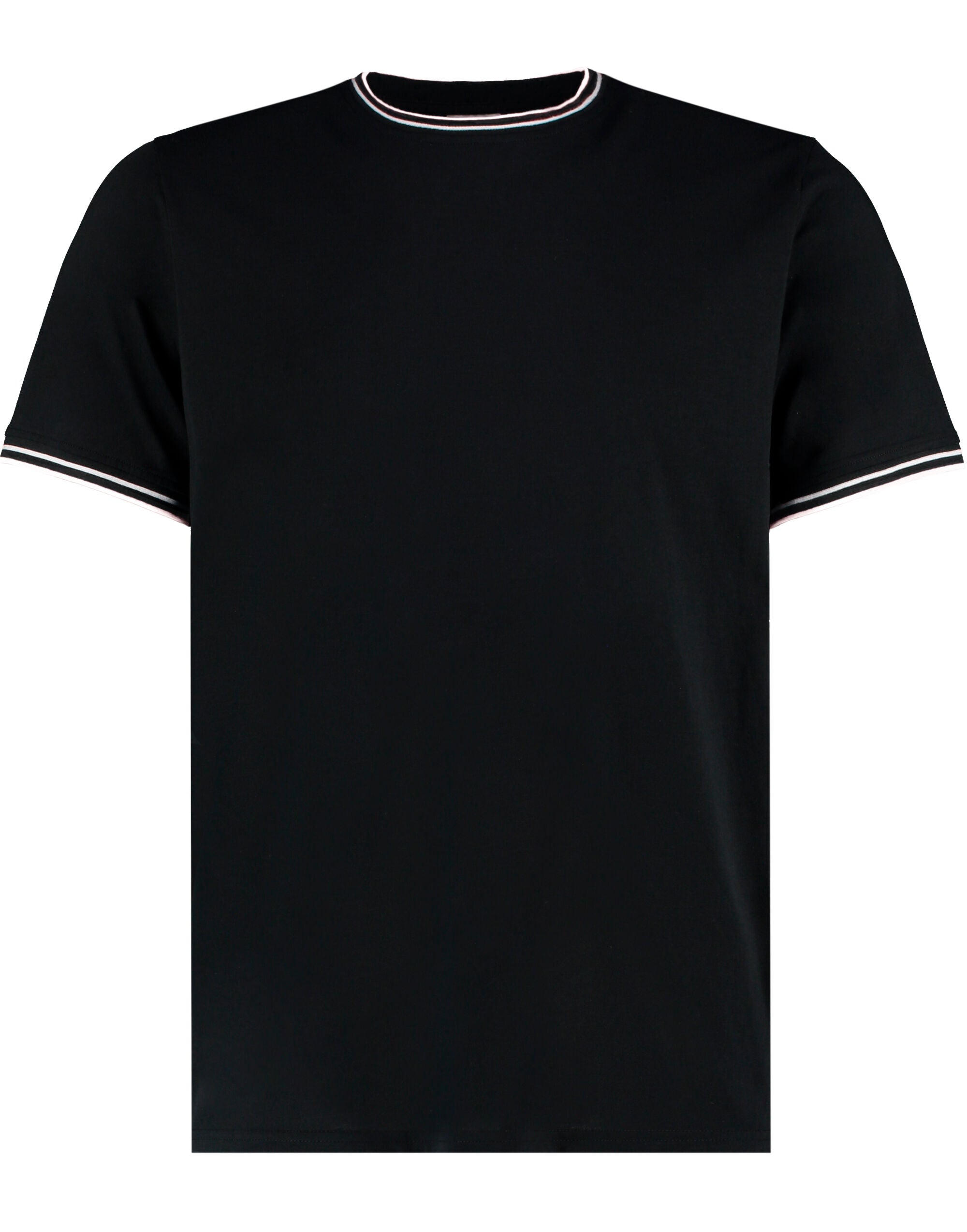 Kustom Kit Fashion Fit Tipped T-Shirt KK519