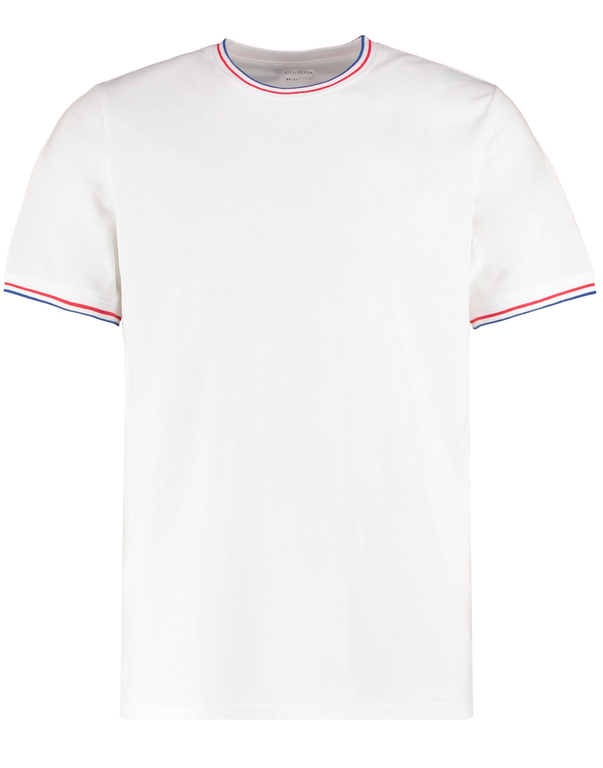 Kustom Kit Fashion Fit Tipped T-Shirt KK519