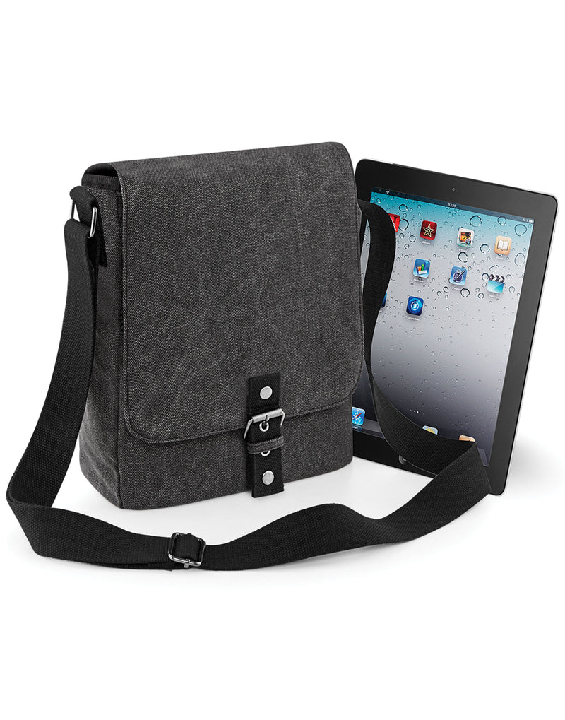 Quadra Vintage Canvas iPad/Tablet Reporter QD624
