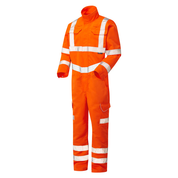 LEO MOLLAND  Hi-Vis Poly Cotton Coverall