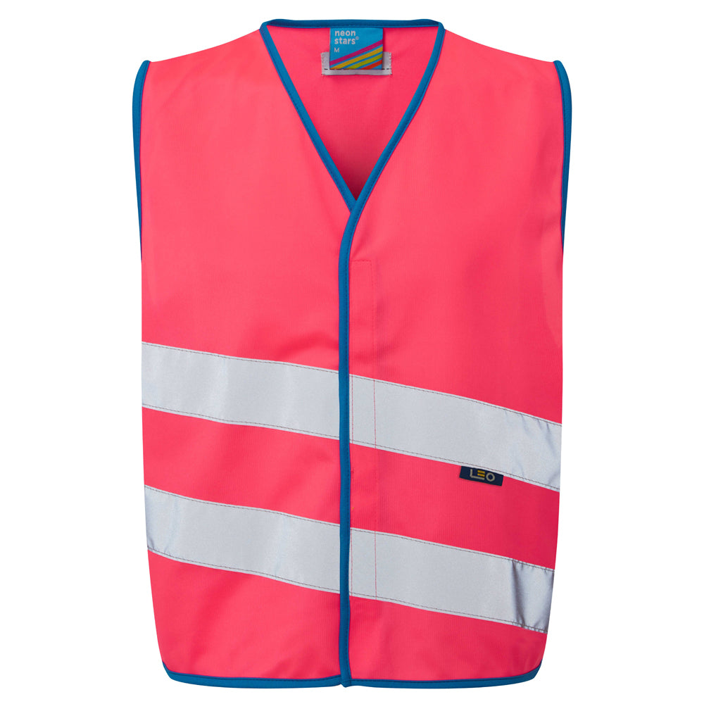 LEO NEONSTARS EN 1150 Childrens Hi-Vis Waistcoat Vest