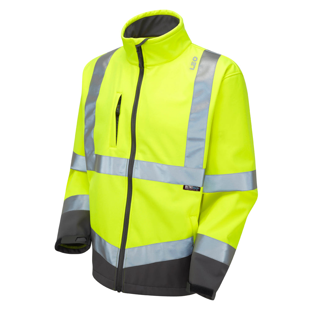 LEO BUCKLAND  Hi-Vis Softshell Jacket
