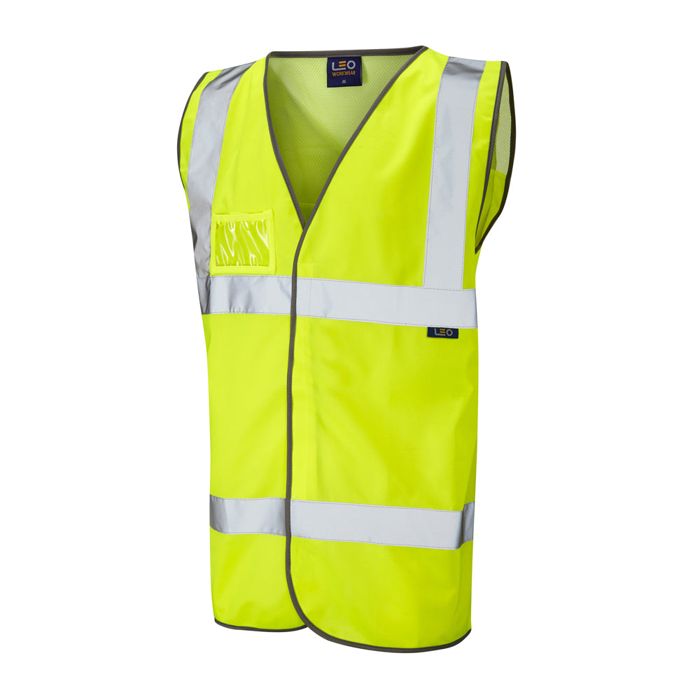 LEO VELATOR  Mesh Back Hi-Vis Waistcoat Vest