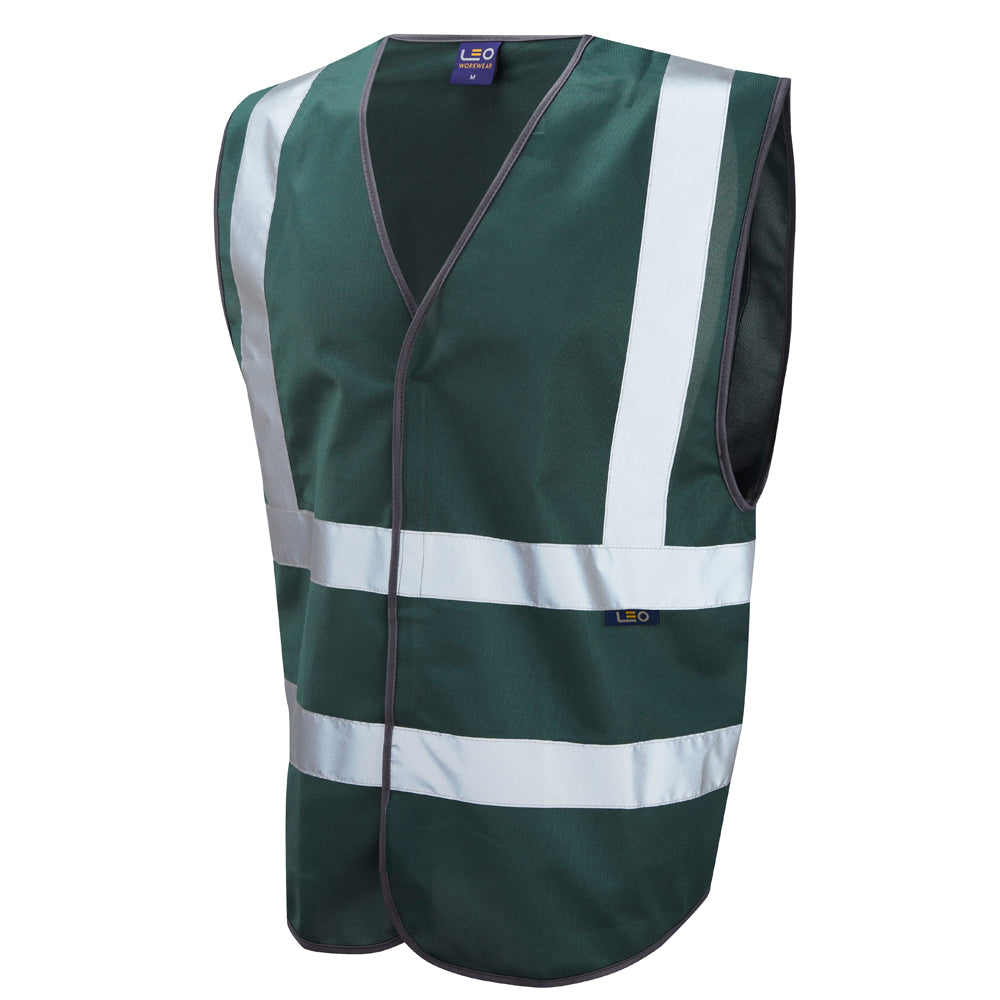 LEO PILTON Coloured Reflective Hi-Vis Waistcoat Vest