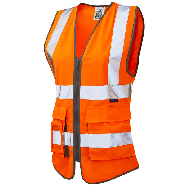 LEO LYNMOUTH  Superior Womens Hi-Vis Waistcoat Vest