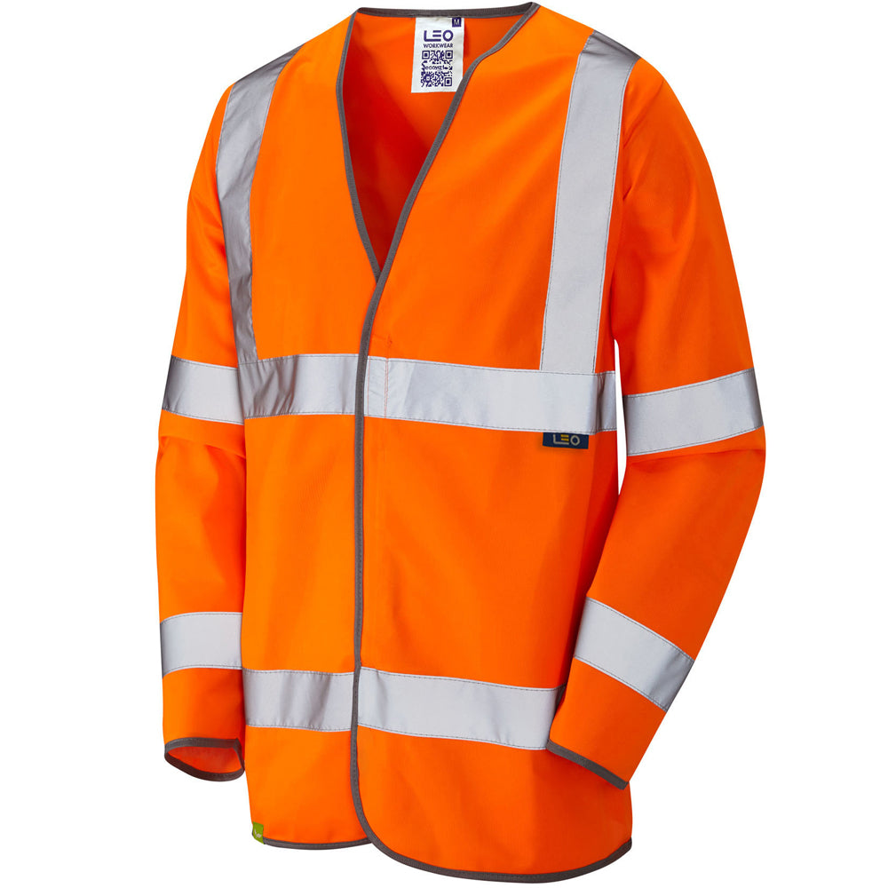 LEO SHIRWELL  Sleeved Hi-Vis Waistcoat Vest