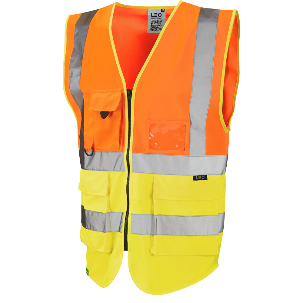 LEO LYNTON  Superior Hi-Vis Waistcoat Vest
